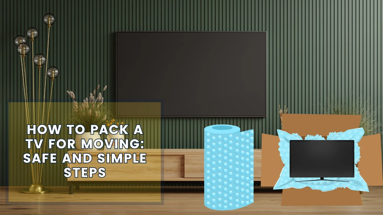 How to Pack a TV for Moving: Safe and Simple Steps